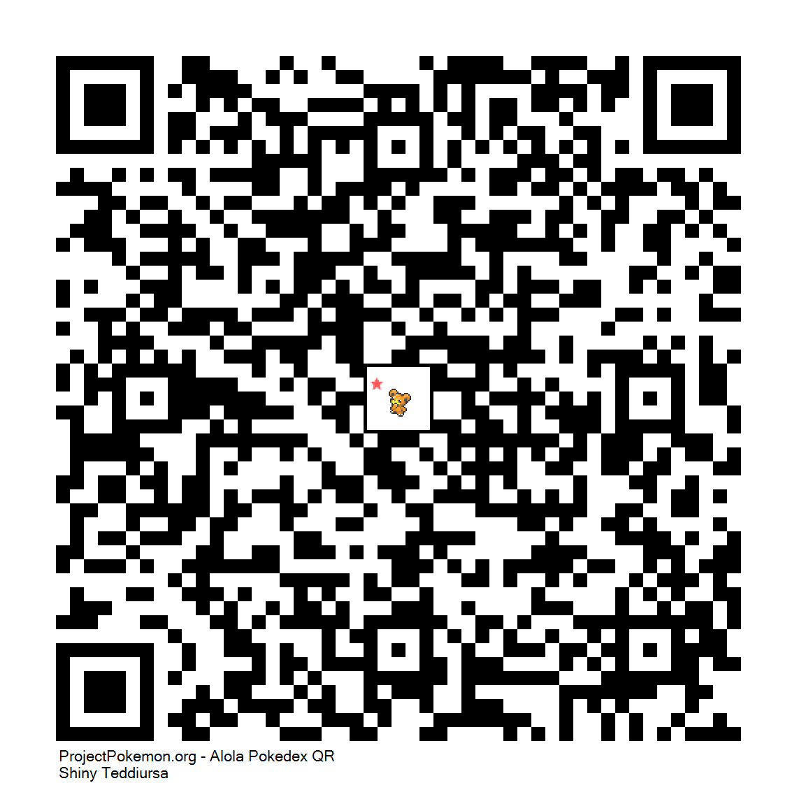 Cdigo QR de Teddiursa variocolor